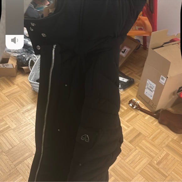 Moose Knuckles Lenin down parka black coat women - Picture 6 of 6